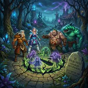 Dota 2 featured thumbnail met een rode, demonische held tegen een donkere achtergrond