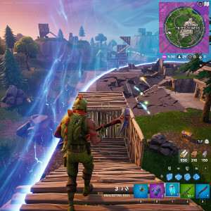 Fortnite featured thumbnail met personage bij de storm circle, passend bij storm circle strategie