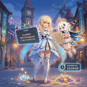 Genshin Impact featured thumbnail met personageportret in anime-stijl voor artikel over tijdelijke codes