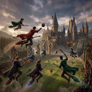 Featured thumbnail voor Hogwarts Legacy 2 met een tovenaar voor Hogwarts, passend bij multiplayer nieuws