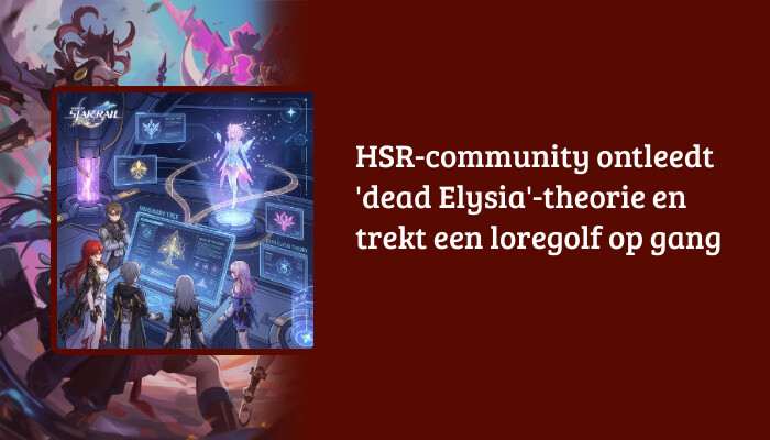 H1-banner voor Honkai: Star Rail met de titel-overlay over een paarse sci-fi achtergrond rond dead Elysia
