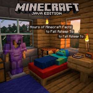 Minecraft: Java Edition featured thumbnail met Steve en een slapende panda bij een bed