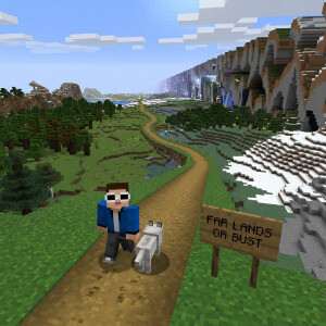 Featured thumbnail voor Minecraft: Java Edition over KurtJMac die al 14 jaar door een wereld loopt