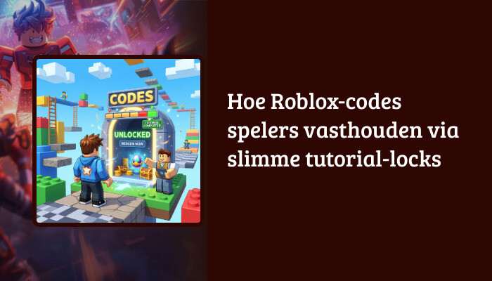 Roblox H1-banner met de titel Hoe Roblox-codes spelers vasthouden via slimme tutorial-locks
