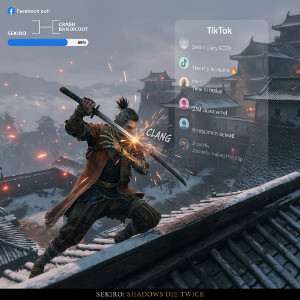 Featured thumbnail van Sekiro: Shadows Die Twice met de shinobi in gevechtssfeer