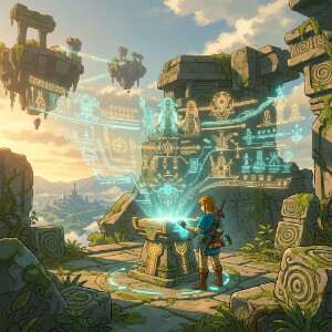 Featured thumbnail for The Legend of Zelda: Tears of the Kingdom showing Link with Zonai-themed visuals