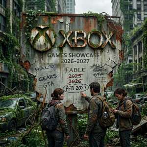 The Last of Us featured thumbnail met een overgroeide stadsscène bij artikel over Fable-uitstel tot 2027