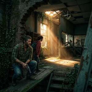 Featured thumbnail voor The Last of Us met een fel verlichte gang die een vals gevoel van veiligheid geeft