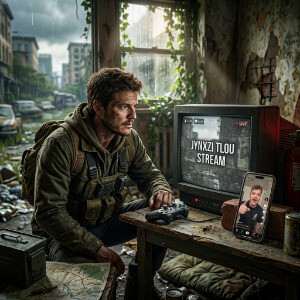 Uitgelichte thumbnail voor The Last of Us met donkere game-art bij nieuws over Jynxzi’s stream