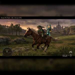 Featured thumbnail van The Legend of Zelda: Twilight Princess met Link en wolfvorm in een donkere scène