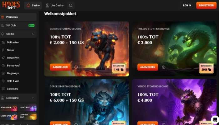 HadesBet Casino bonus