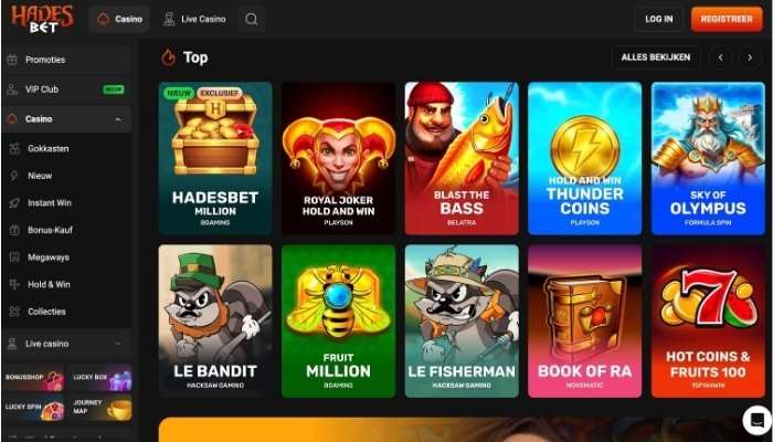 HadesBet Casino spellen