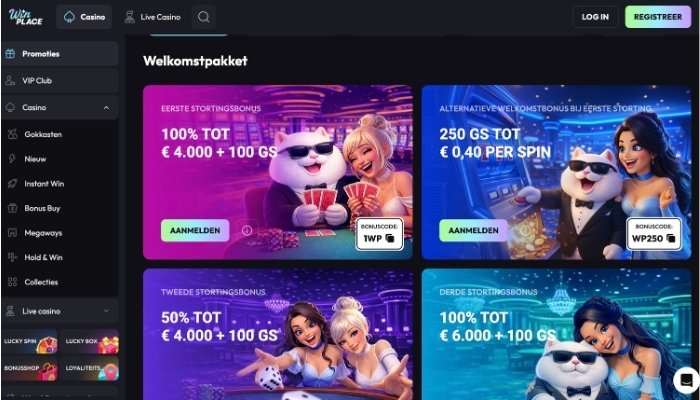WinPlace Casino bonus