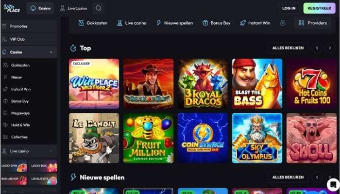 WinPlace Casino spellen