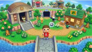 Uitgelichte thumbnail voor Animal Crossing: City Folk op Wii met het rustige dorpsleven als thema