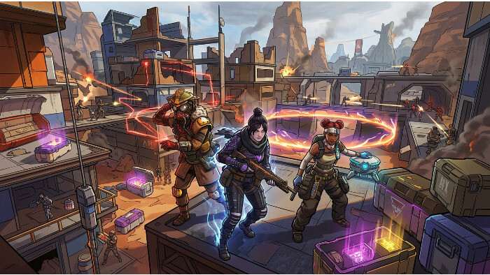 Apex Legends featured thumbnail over fight loops met POI’s, loot en zones als thema