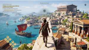 Uitgelichte thumbnail voor Assassin's Creed Odyssey met een Griekse krijger in het oude Griekenland