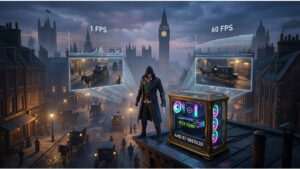 Uitgelichte thumbnail van Assassin's Creed Syndicate met RTX 5090 overkill als TikTok-trend