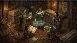 Baldur's Gate 1 thumbnail met een fantasy personage en titel over ability scores verdelen voor slimme builds