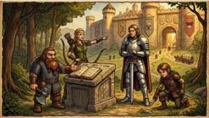 Baldurs Gate BG1 thumbnail met fantasy personage en titel over ras kiezen voor je speelstijl
