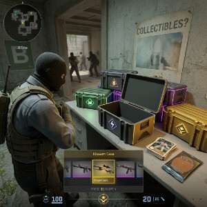 Uitgelichte thumbnail voor Counter-Strike 2 over CS2-cases die Valve 'verzamelobjecten' noemt