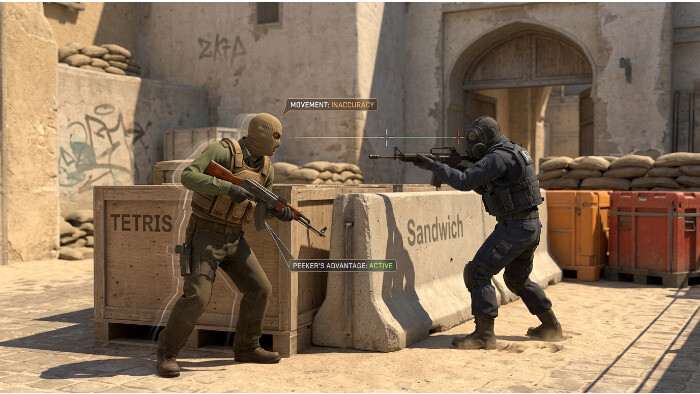 Counter-Strike 2 featured thumbnail met twee spelers in een duel, gericht op aim en positioning voordat er geschoten wordt