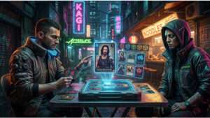 Cyberpunk 2077 featured thumbnail over de TCG beta-update met snellere beurten en goedkopere Legends
