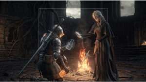Vierkante thumbnail voor Dark Souls met Estus Flask-thema bij het upgraden van Estus in Dark Souls 1, 2 en 3