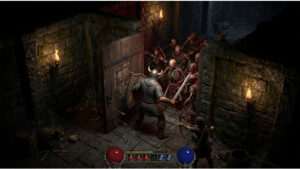 Diablo 1 uitgelichte thumbnail met donkere dungeon-sfeer en Tristram-thema voor een beginnersgids