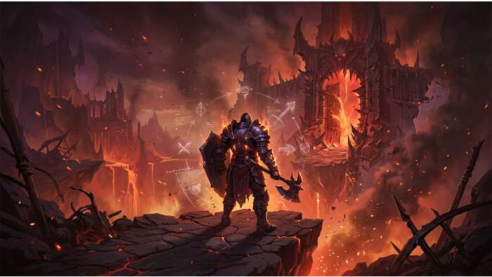 Uitgelichte thumbnail voor Diablo Immortal met Inferno 13 en meta-invloed van YouTube-creators