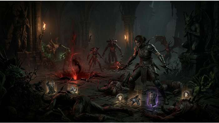 Diablo IV thumbnail met demonisch personage bij aankondiging van patch 3.1 met Solo Self Found en endgame-upgrade