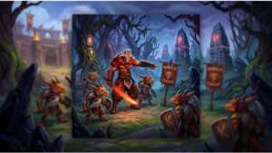 Dota 2 featured thumbnail over een custom mode waarin een volledige League-game is nagebouwd