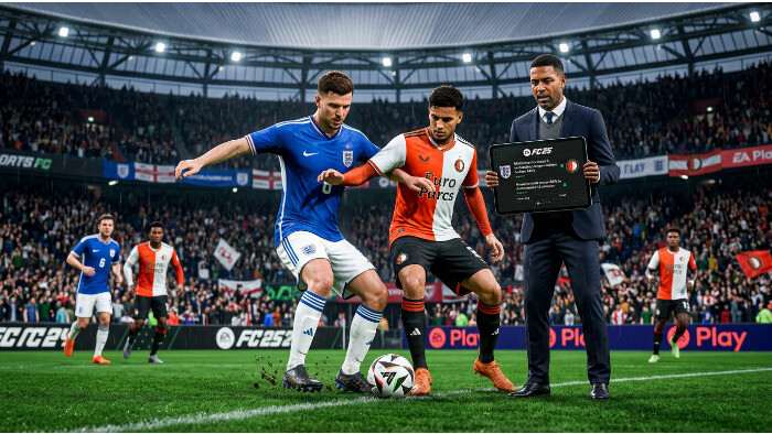 Uitgelichte thumbnail voor EA Sports FC 25 over beschikbaarheid via EA Play en nieuwe modi