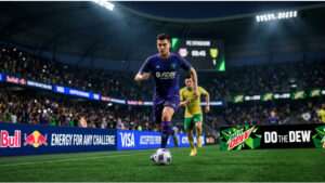 Featured thumbnail voor EA Sports FC 25 over EAs advertentieplatform voor in-game reclame in sportgames