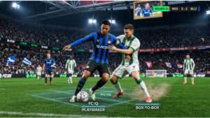 EA Sports FC 25 featured thumbnail met voetballer in actie en titeltekst over meer controle