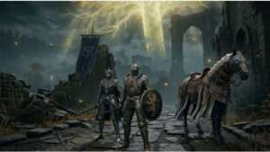 Elden Ring featured thumbnail met Tarnished en logo, over de Tarnished Edition release op Switch 2 op 28 augustus