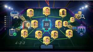 FIFA Ultimate Team thumbnail met voetbalspeler en FUT-kaart, bij tips om gratis te starten zonder geld uit te geven