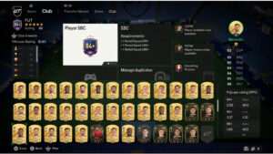 Featured thumbnail voor FIFA Ultimate Team met focus op SBC fodder beheren en clubkaarten organiseren