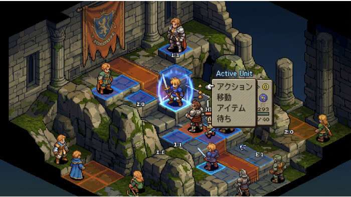 Uitgelichte thumbnail voor Final Fantasy Tactics met focus op tactische veldslag en dramatische verhaalsfeer