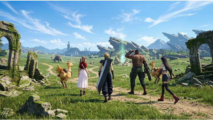 Vierkante featured thumbnail voor Final Fantasy VII Rebirth op PS5 bij een review over een kolossale RPG