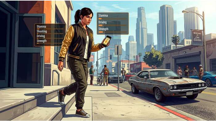 GTA Online featured thumbnail met een GTA-personage en de tekst over direct starten met spelen