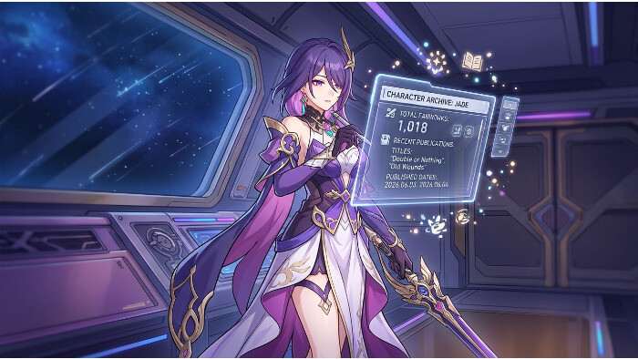 Honkai: Star Rail thumbnail met Jade en de kop over 1.018 AO3 fanfics