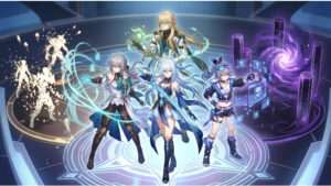 Honkai: Star Rail featured thumbnail over teamcomps per path with a stylized sci-fi achtergrond