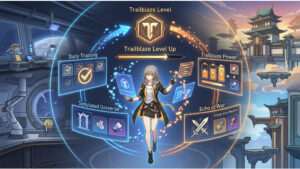 Honkai: Star Rail featured thumbnail over Trailblaze Level snel verhogen met sci-fi personage en ruimteachtergrond