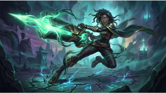 League of Legends thumbnail met Senna en tekst over 2XKO reveal op 9 juni