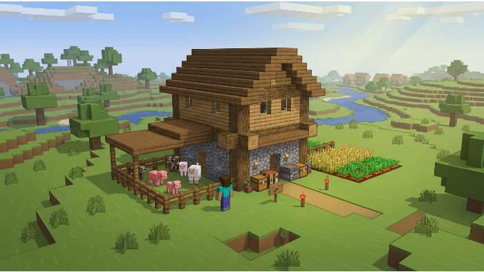 Minecraft featured thumbnail over Chaos Cubed en een golf aan bouwtutorials op YouTube