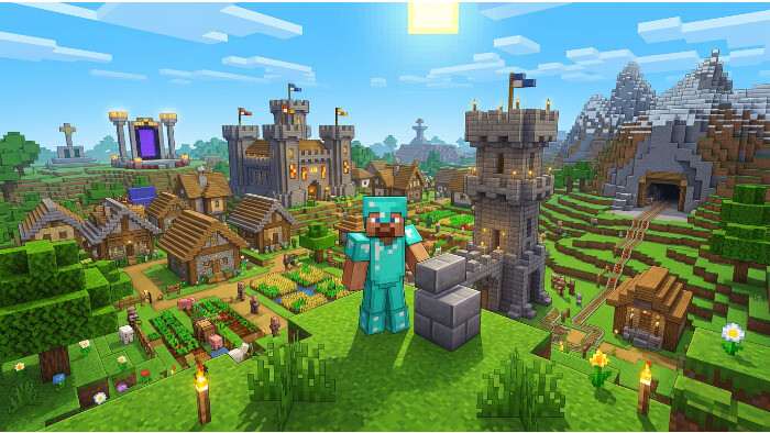 Minecraft featured thumbnail met blokkerig landschap en titel over hoe Game Pass je keuze stuurt