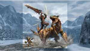 Monster Hunter Freedom Unite featured thumbnail met PSP-jager en monster, passend bij artikel over een jacht die nooit verveelt