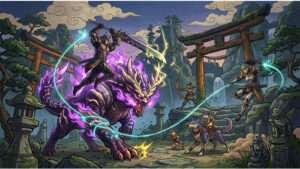 Featured thumbnail voor Monster Hunter Rise met de titeltekst over de snelste instap in de franchise