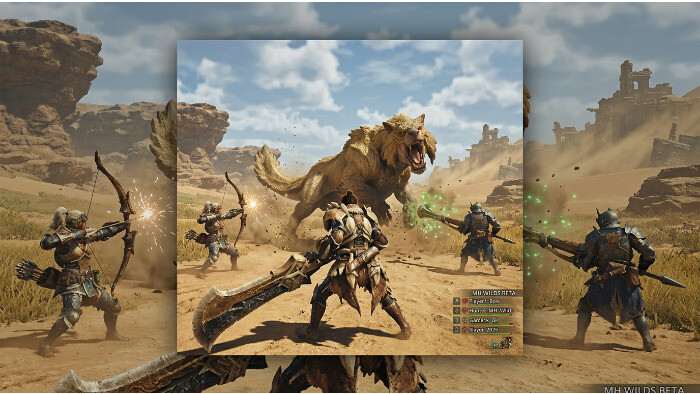 Uitgelichte thumbnail voor Monster Hunter Wilds met focus op de beta-hype en YouTube-episode-reeksen